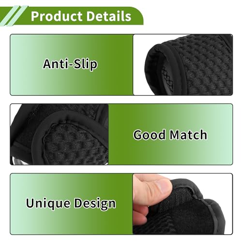 Universal Gear Shift Knob Cover Stick Shifting Handle Protector Automotive Manual Fabric 1 Pc Anti-Slip Black - color: Black