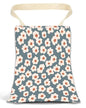 Car Garbage Can, Car Trash Bag, Car Garbage Bag, Hanging Car Trash Can for Car Accessories, Vehicle, Travelling, Camping, Cute Car Back Seat Organizer, Cute Grey Flowers - color: Cute Grey Flowers