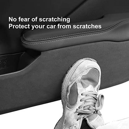 Car Door Anti Kick Pad for Toyota GR86 Subaru BRZ 2021 2022 2023 2024 2025 Italian Suede Protective Stickers Interior Decals Accessories Self-Adhesive Side Edge Protection Mats Cover