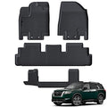 All Weather Floor Mats Fit for Pathfinder 7 Seat 2026 2025-2022 TPE Rubber Liners Set Pathfinder Accessories All Season Guard Odorless Anti-Slip Floor Mats 3 Row - size: 1) pathfinder 7p|2022-2026|floor mats