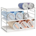 Upgraded Large Expandable Water Bottle Organizer Designed for 40 oz Stanley, Owala & Yeti Tumblers, Adjustable Storage Rack for Travel Mug Cabinet, Pantry, and Kitchen Organizer, Fits 20/30 oz Bottles - size: 3 Tier-Large