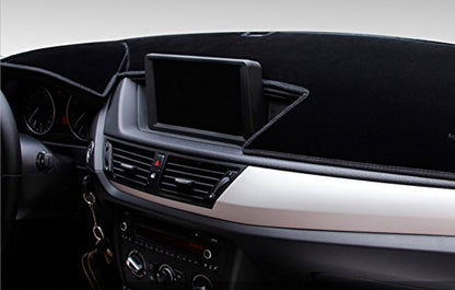 Custom Fit Dashboard Black Center Console Cover Dash Mat Protector Sunshield Cover for 2014 2015 2016 2017 2018 2019 Toyota Corolla