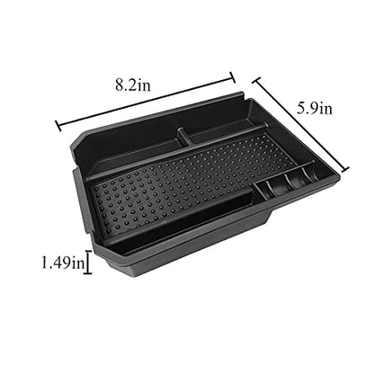 Center Console Organizer Tray Compatible with Toyota RAV4 2013 2014 2015 2016 Storage Box ABS Tray Insert Organizer Glove Pallet - size: for Rav4 2013-2016
