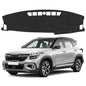 Dash Cover Mat for KIA Seltos 2024 2025 Accessories Non-Slip Dashboard Cover Mat Sunshade UV Rays Protector Interior Accessories(Not fit HUD, Not fit 2026) - size: Compatible with Seltos 2024 2025