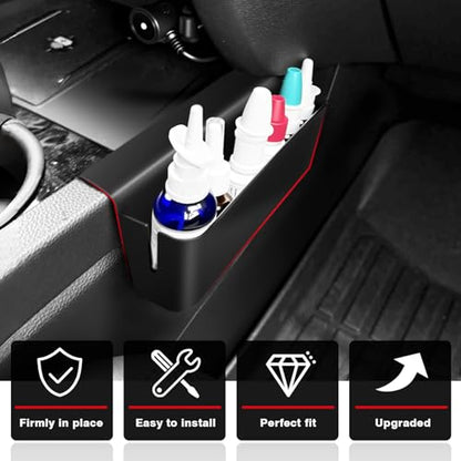 Muslogy for 2017-2024 2025 2026 Ridgeline Center Console Shifter Storage Box ABS Material Console Side Organizer with Stronger Tape Compatible with Honda Ridgeline 2017-2026 (Only Passenger Side) - size: Ridgeline Passenger Side Console Storage