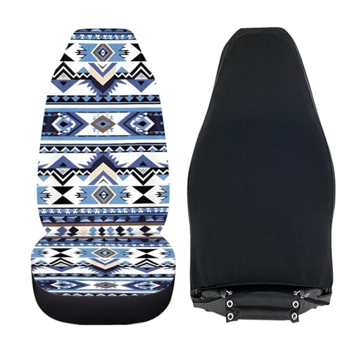 Dreaweet Aztec Seat Covers for Cars SUV Trucks Native American Indian Tribal Navajo Car Seat Covers Front Seats Only,Southwestern Car Accessories Interior - color: Aztec Tribal Pattern