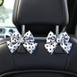 2-Pack Car Purse Hooks for Hanging Purses and Bags, Cute Bow car seat headrest Hooks for Hanging car Purse Hooks. (White Wave Point) - color: white Wave point