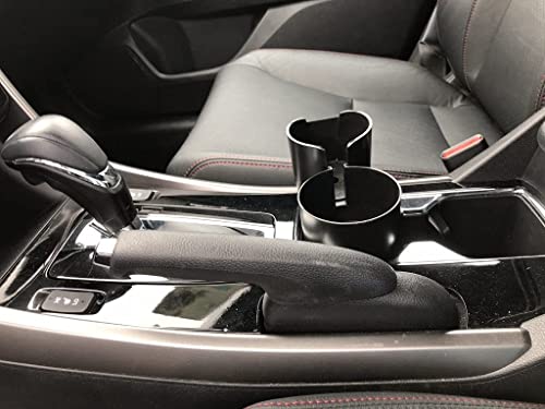 Two-Cup Console Organizer (Black) - color: Black