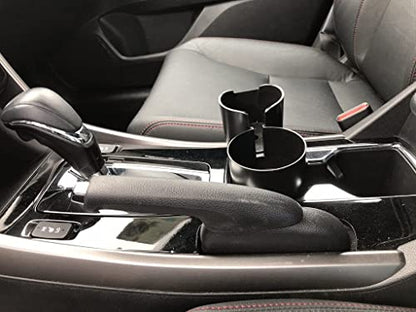 Two-Cup Console Organizer (Black) - color: Black