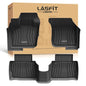 LASFIT Floor Mats for 2017-2020 Ford Fusion & Lincoln MKZ, Custom Fit Full Coverage All Weather TPE Floor Liners, Front & Rear Rows, Black - size: 2017-2020|Fusion& MKZ|Floor Mats