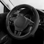 Skechers Air-Cooled Steering Wheel Cover,Leather Car Steering Wheel Cover Universal Fit 14" 1/2-15" Car Wheel Protector for Men Women Fit Suvs,Vans,Sedans,Car,Trucks,Black - color: Black
