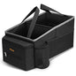 Car Seat Organizer - Backseat Car Organizer with Cup Holders, Car Storage Organization for Front Back Passenger Seat, Road Trip Essentials Kids for Travel Car Accessories, Black