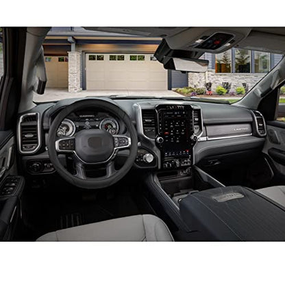West Llama Customized Auto Car Steering Wheel Cover for Dodge RAM 1500 2500 3500, 15.5-16 inch (Black-Large Size) - color: A-Black, size: Large Size (15 ½''-16'')