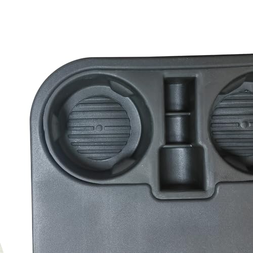 Front Center Console Cup Holder Replace for HC3Z-2813562-AB Compatible with 2015-2020 Ford F150 2017-2022 F250 F350 F450 Super Duty