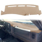 Dash Cover Mat Pad Custom Fit for 1999-2006 GMC Sierra/Chevy Chevrolet Silverado,2000-2006 GMC Yukon XL/Chevy Suburban Tahoe Avalanche,Dashboard Cover Carpet (99-06 Tan) Y55 - color: Tan