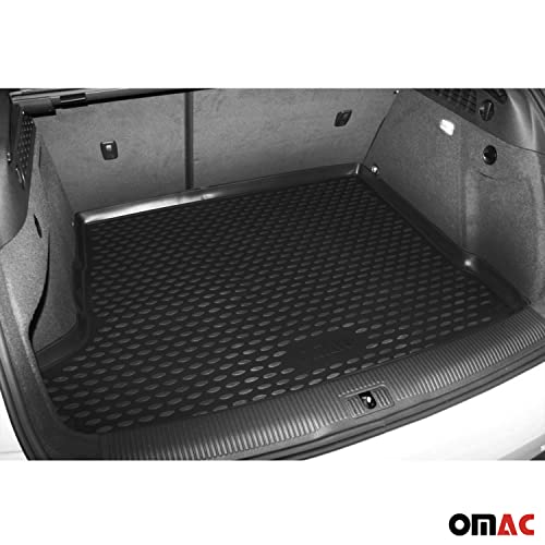 OMAC Cargo Mats Liner for Mazda CX-9 2016-2023 Rear Trunk Waterproof TPE Black - size: CX-9 2016-2023 / Black, style: Cargo Liners