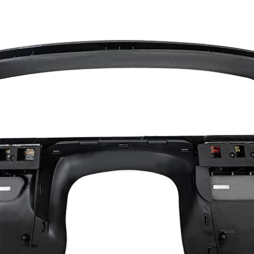 ANDPLAY Dash Panel Bezel Cover Compatible with Ford F150 F250 F350 1992 1993 1994 1995 1996 1997 with Gas Engine ONLY Black - size: 1992-1997 | Fit Ford F150