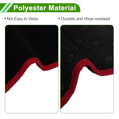 Dash Cover for Nissan Altima 2019-2025 No Hud Dashboard Cover Car Interior Anti-Slip/Anti Dust Polyester Black with Red Edge 1 Pcs - color: Black with Red Edge