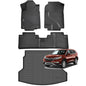 Jenofa-Car Floor Mats for 2012-2016 Honda CRV (Fit for LX & SE & EX & No subwoofer) (Not for CRV Touring& EX-L) All Weather Waterproof Full Set Floor Liners Custom for CRV Accessories Black - style: 5|For CRV|2012-2016|Set