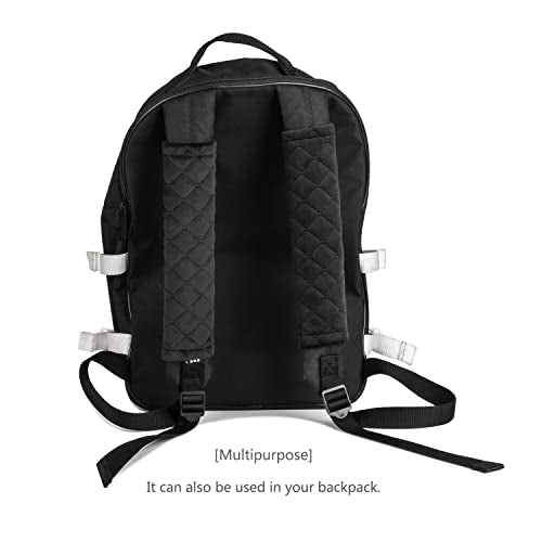 Amooca Soft Automotive Seat Belt Cover Seatbelt Shoulder Pad Neck Protector Cushions Universal Fit SUV Trucks Backpack 2 PCS Black 10.2in - color: Black, size: 10.2in-2pc