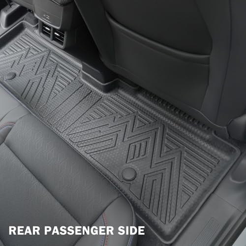 KUST Floor Mats Cargo Mat for Chevy Equinox/GMC Terrain 2025-2026 (5-Seats, Gasoline), All Weather Floor Liners Trunk Mat for Equinox Accessories Rear Cover TPE Rubber Raised Edge - style: For │ Equinox 2025-2026 │ Full Set
