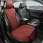 Black Seal 1-Pack Front Car Seat Cover, Faux Leather Seat Bottom Cover with Partial Backrest Protection, Side Wrap Design, Universal Fit for Most Cars, SUVs, Trucks, Vans (Burgundy) - color: Single-Burgundy
