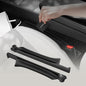 Car Seat Gap Filler [2 Pack], Premium Silicone Side Console Organizer with Built-in Emergency Glass Breaker, Universal Fit Automotive Gap Blocker to Prevent Dropping, Car Interior Decor