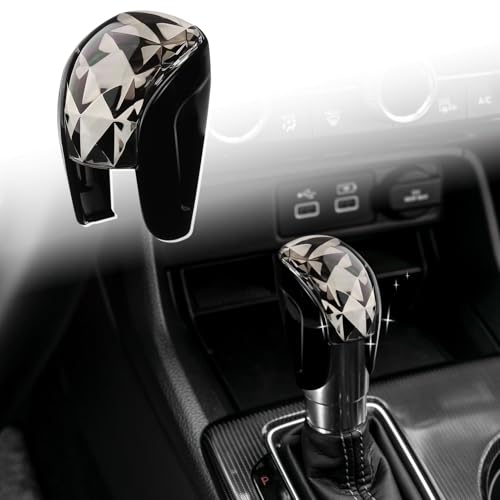 CKE Compatible with Honda Civic 2022 2023 2024 2025 2026 for CR-V HR-V 2023 2024 2025 2026 for Accord 2018-2024 2025 2026 Accessories Car Center Console Gear Shift Knob Cover Trim Cap -Crystal Style - color: Crystal Style