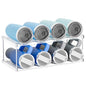 Yieach Stackable Water Bottle Organizer for Stanley,Yeti 40 oz and Others Tumbler Organizer,2 Tier Waterbottle Storage Rack,Clear Acrylic Cup Organizers for Kitchen Cabinets,Countertop,Pantry Shelf - size: 2 Tier Hold 8 Bottle