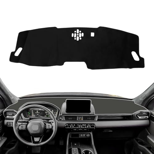 smabee Dashboard Cover Mat for Honda Pilot 2023-2025 2026 Dash Mat Flannel Sunshade No Glare Protector Interior Accessories Black