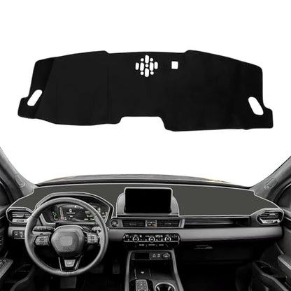 smabee Dashboard Cover Mat for Honda Pilot 2023-2025 2026 Dash Mat Flannel Sunshade No Glare Protector Interior Accessories Black