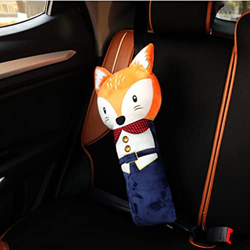 Car Travel Pillow for Kids Car Seat Pillow Cute Cartoon Travel Pillow Cushion Breathable Head and Body Support Pillow for Sleeping Travel Neck Rest Car Seat Pillow Long Journey&Road Trip - color: Fox