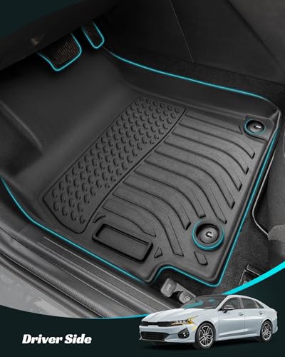 for KIA K4 2025 2026 (Not Fit for Hatchback) Floor Mats Cargo Liner LX LXS EX GT-line Turbo All Weather Season Car Interior Soft Rubber Trunk Carpet Automotive Accessories Black 4PCS