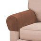2 Pack Thick Velvet Stretch Armrest Covers for Chairs and Sofas Armchair Covers for Arms Couch Arm Covers Armrest Covers for Sofa Non Slip, Caramel - color: Caramel