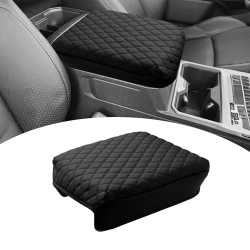 Shademax Custom for 2024 2025 Toyota Tacoma Center Console Cover Armrest Cover for Tacoma Accessories 2026 Armrest Cushion Pad Leather Middle Console Lids Cover Seat Box Protector Anti-Scratch - size: Size for Toyota Tacoma 2024-2026