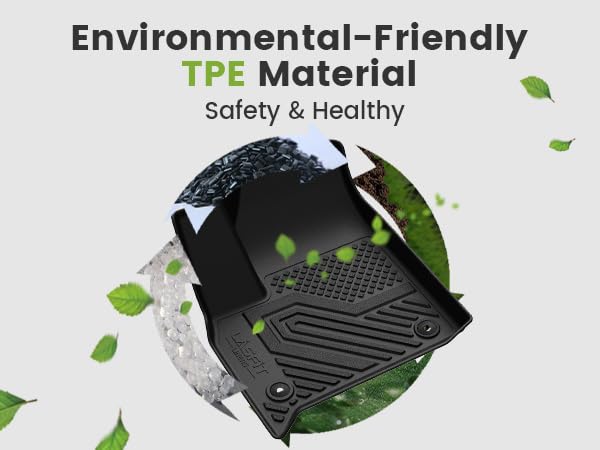 LASFIT Full Set Floor Mats Fit for BMW X7 2019-2025 2026 (7-Seater Only, Not Fit 6-Seater) M50i M60i xDrive40i xDrive50i, All Weather TPE Custom Fit 1st&2nd&3rd Row&Cargo Mat&Seatback Car Mats, Black - size: 5) X7 7-Seat 2019-2026 | Floor Mats Full Set