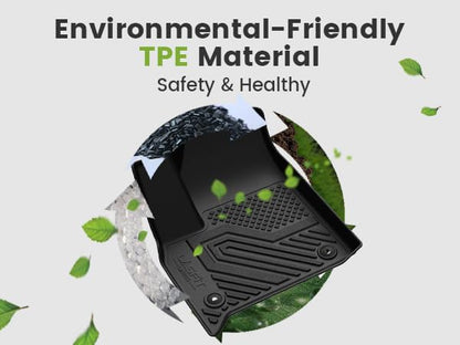 LASFIT Full Set Floor Mats Fit for BMW X7 2019-2025 2026 (7-Seater Only, Not Fit 6-Seater) M50i M60i xDrive40i xDrive50i, All Weather TPE Custom Fit 1st&2nd&3rd Row&Cargo Mat&Seatback Car Mats, Black - size: 5) X7 7-Seat 2019-2026 | Floor Mats Full Set