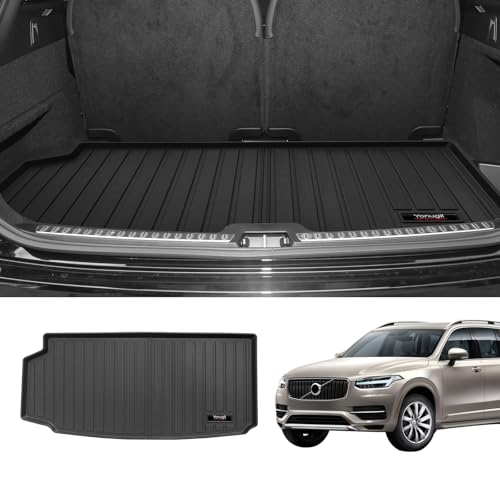 Custom for 2016-2025 Volvo XC90 (Including Hybrid) Cargo Mats Trunk Liner All Weather TPE Protection Mat Accessories (for 2016-2025 Volvo XC90)