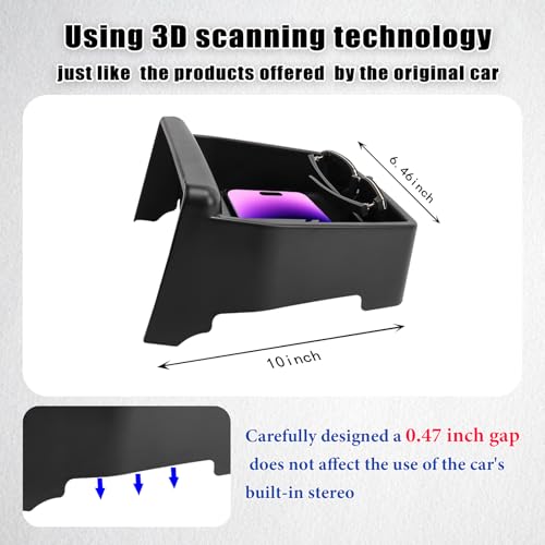 4PCS Center Console Organizer Compatible with 2023 2024 2025 2026 Honda CRV EX-L/Sport-L Hybrid Dashboard Tray and Armrest Storage Box Armrest Hidden Tray Interior Accessories - size: 4 Pcs Center Console Organizer