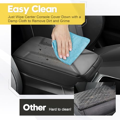 FIILINES Center Console Cover Fit for Subaru Outback 2020-2025 2026, with Hidden Pockets Armrest Cover Pad Cushion Protector for Outback Accessories Armrest Cover Anti-Scratch - size: For Subaru Outback 2020-2026