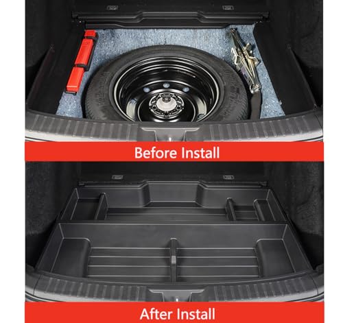 Heavy-Duty Trunk Organizer for 2023-2025 Honda CR-V, Insert Cargo Rear Hatch Hidden Storage Box fits CRV EX EX-L LX Touring Accessories - size: For CR-V 2023-2025