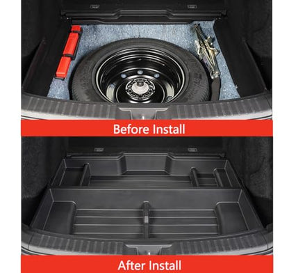 Heavy-Duty Trunk Organizer for 2023-2025 Honda CR-V, Insert Cargo Rear Hatch Hidden Storage Box fits CRV EX EX-L LX Touring Accessories - size: For CR-V 2023-2025