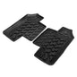Car Floor Mat Black Rubber Pair Rear Floor Mat Non Slip Rubber Door Foot Pad Fits for for Jk 2 Doors 2007 2017