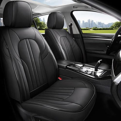 Front Car Seat Covers,Car Seat Protector Waterproof,Seat Covers Front Set, Car Seat Protectors,Automotive Seat Covers Fit for Most Cars Black