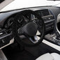 Universal Fluffy Plush Car Steering Wheel Cover, Anti-Slip Soft Warm Auto Steering Wheel Protector, Fit Most Cars, Sedans, SUVs, Vans, Trucks - color: Black, size: Fluffy