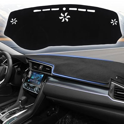 YYCKE Dash Cover Mat Custom Fit for 2011-2023 Chrysler 300 300C Accessories Dashboard Pad Carpet Protector - size: Chrysler 300 300C 2011-2023