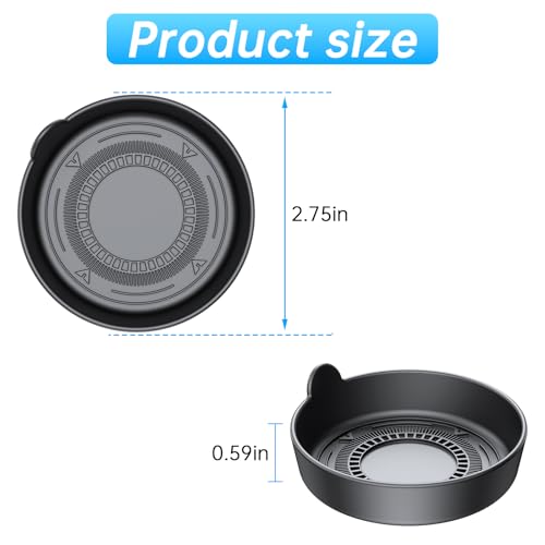 【4 Pack】Lantazi Car Coasters for Cup Holders【Non Slip & Shockproof】Car Cup Coasters for Car Cupholder Coasters Waterproof Sift-Proof Spill Silicone Car Cup Holder insert Car Accessories for Women Man