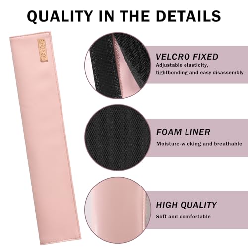 2-Pack Seat Belt Covers, Universal Car Seat Belt Pads Protector for Comfortable Driving, Relief Neck & Shoulder Pain, Fits All Cars & Backpack Straps (05-Pink) - color: 05-Pink