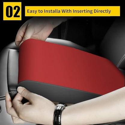 AOMSAZTO Center Console Covers for 2010-2014 Honda Crosstour Red - color: red