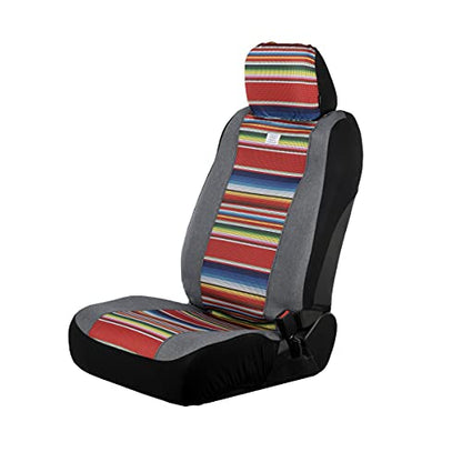 Hooey Low Back Seat Cover, Durable Bucket Seat Protection, Easy to Install Seat Covers for Car, Truck, Van, SUV, Rockstar (Serape Tijuana) - color: Rockstar (Serape Tijuana)